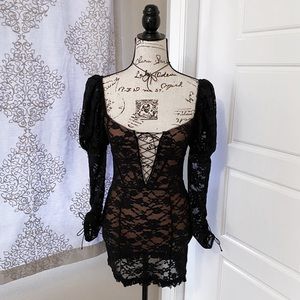 For Love & Lemons Violetta lace Dress XXS